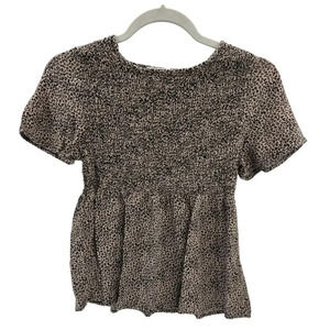Urban Romantics Leopard‎ Print Lightweight Women’s Top Size Medium